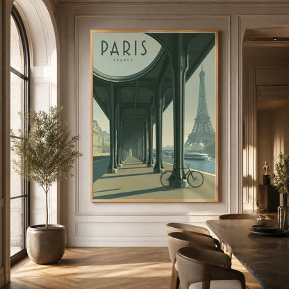 Paris Eiffel Tower Wall Art Decor - Wall Art Decor - close up