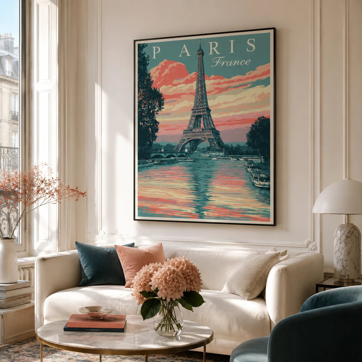 Paris Eiffel Tower Wall Art Decor - Wall Art Decor - detail