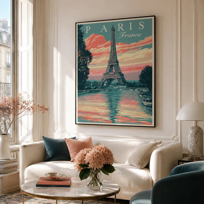 Paris Eiffel Tower Wall Art Decor - Wall Art Decor - detail