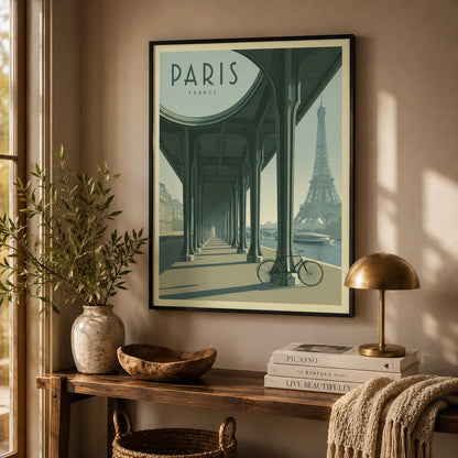 Paris Eiffel Tower Wall Art Decor - Wall Art Decor - in use