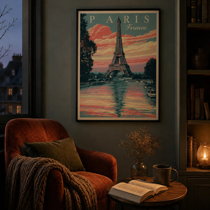 Paris Eiffel Tower Wall Art Decor - Wall Art Decor - lifestyle