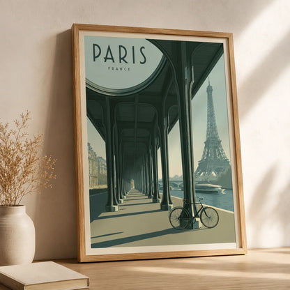 Paris Eiffel Tower Wall Art Decor - Wall Art Decor - side view