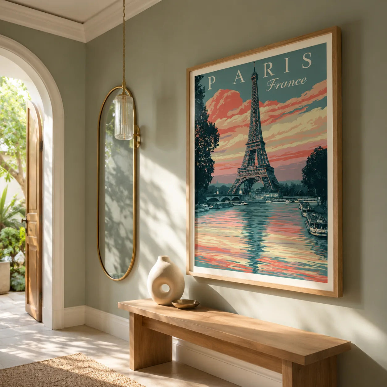 Paris Eiffel Tower Wall Art Decor - Wall Art Decor - styled