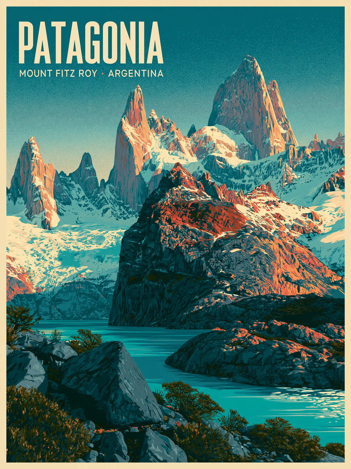 Patagonia Mount Fitz Roy Wall Art Decor