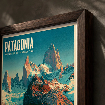 Patagonia Mount Fitz Roy Wall Art Decor - Wall Art Decor - packaging