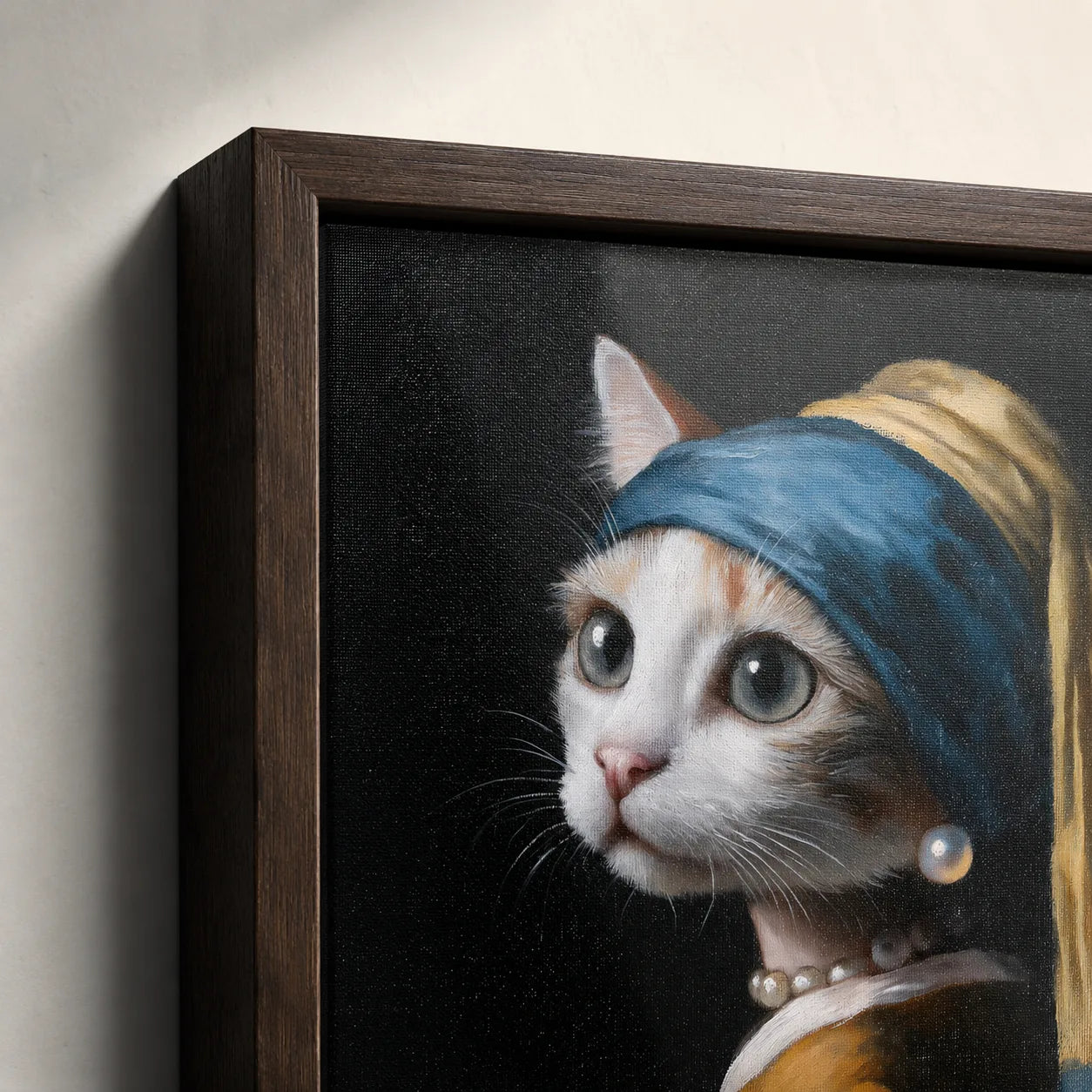 Pearl Earring Cat Wall Art Decor - Wall Art Decor - packaging