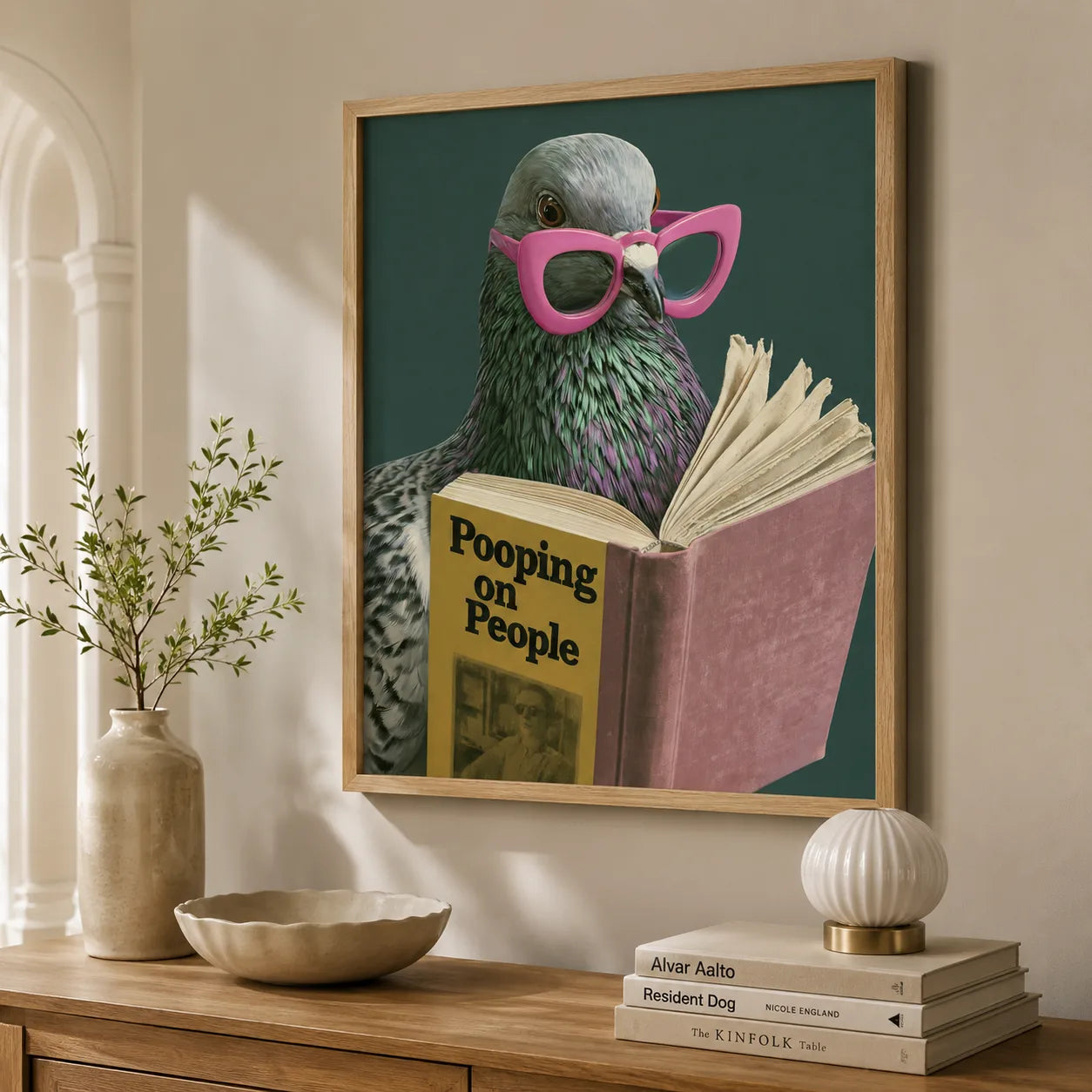 Pigeon Pooping on People Wall Art Decor - Wall Art Decor - view 11