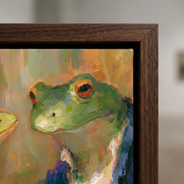 Poker Frogs Wall Art Decor
