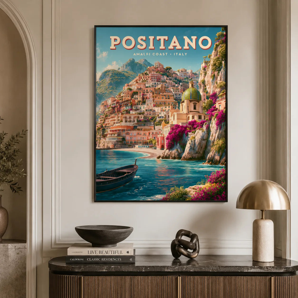 Positano Amalfi Coast Travel Wall Art Decor - Wall Art Decor - view 11