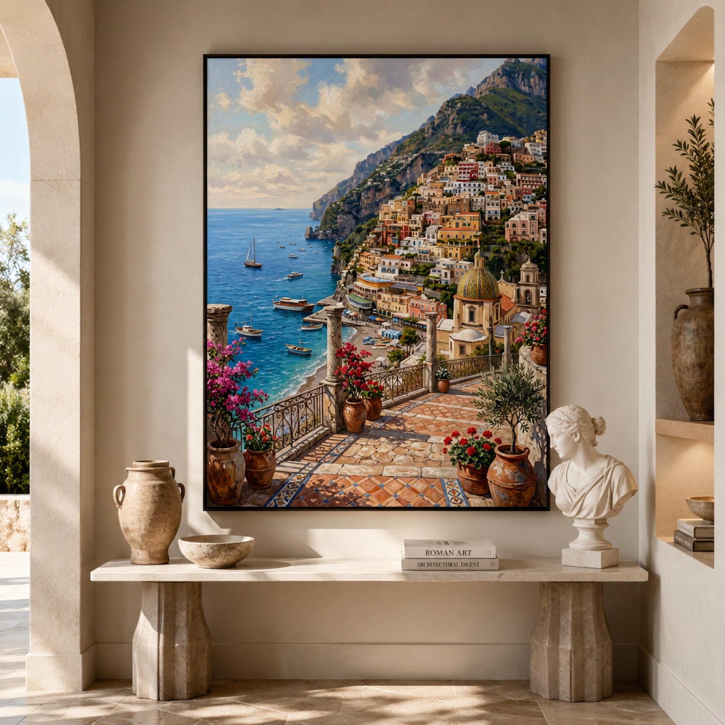 Positano on the Amalfi Coast Wall Art Decor preview 10
