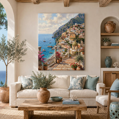 Positano on the Amalfi Coast Wall Art Decor preview 3