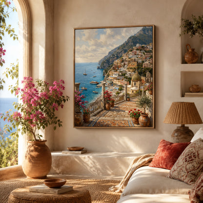 Positano on the Amalfi Coast Wall Art Decor preview 5