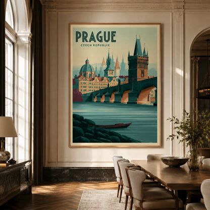 Prague Czech Republic Travel Wall Art Decor - Wall Art Decor - close up