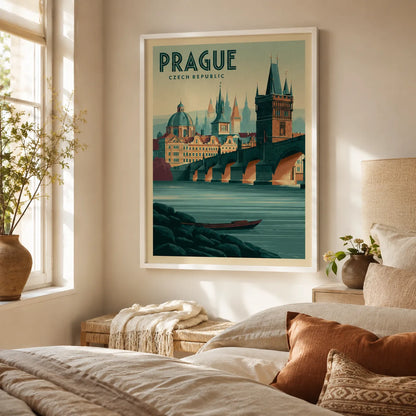 Prague Czech Republic Travel Wall Art Decor - Wall Art Decor - in use