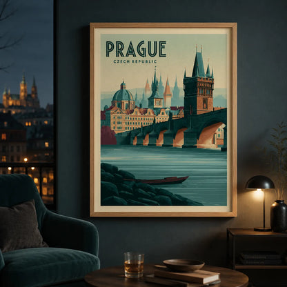 Prague Czech Republic Travel Wall Art Decor - Wall Art Decor - lifestyle