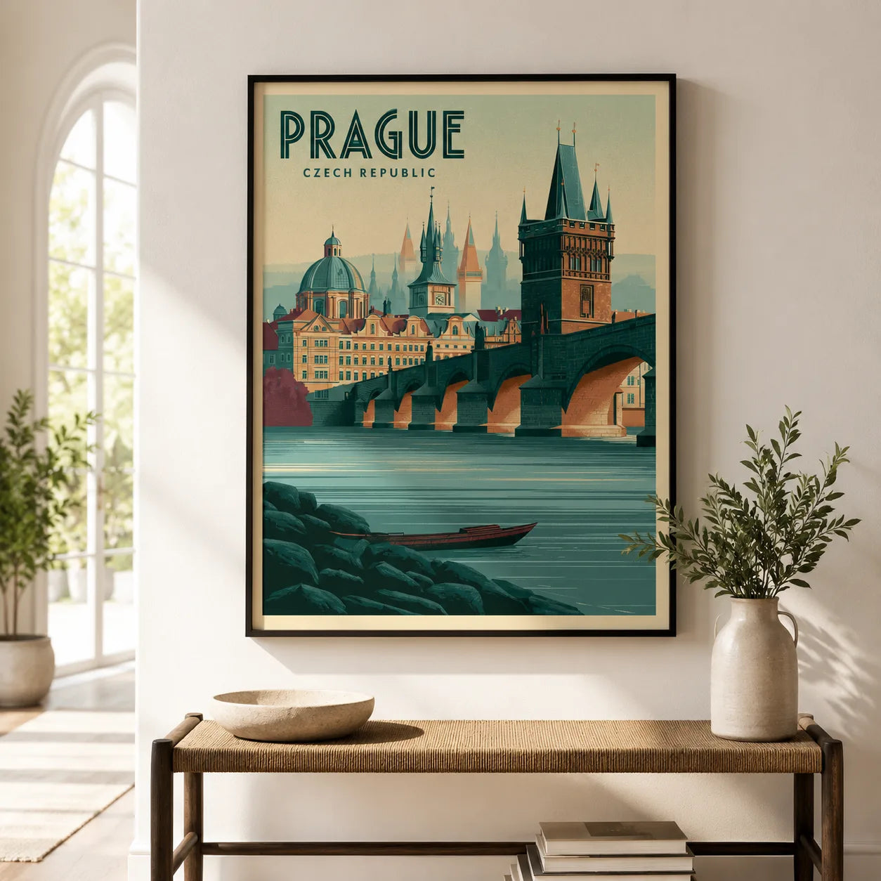 Prague Czech Republic Travel Wall Art Decor - Wall Art Decor - styled