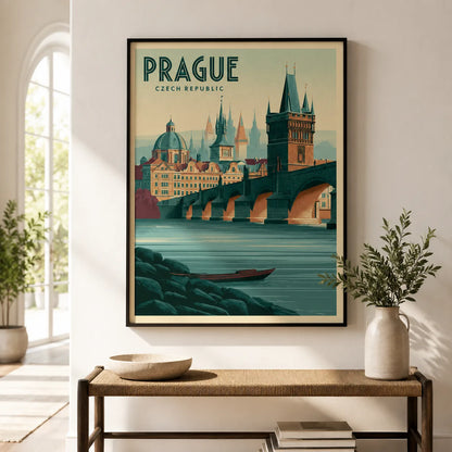 Prague Czech Republic Travel Wall Art Decor - Wall Art Decor - styled