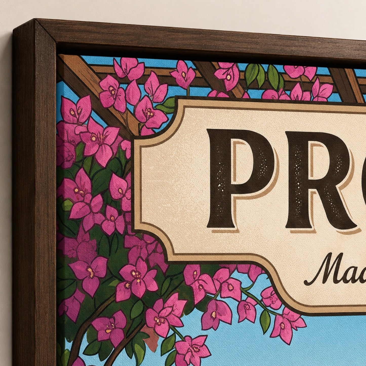 Prosecco Italian Vineyard Vintage Travel Wall Art Decor – preview 5