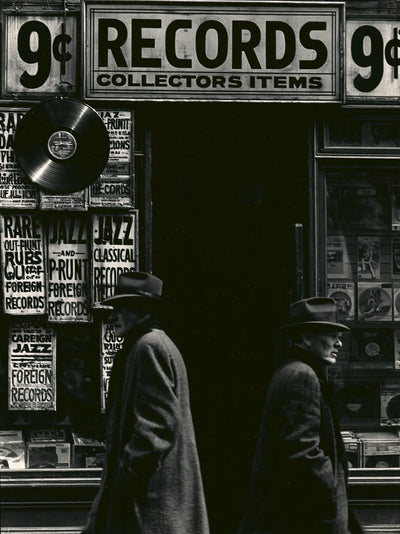 Record Store Noir Wall Art Decor