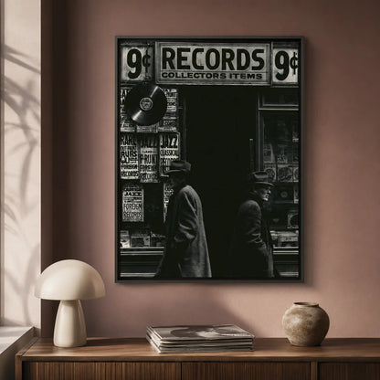 Record Store Noir Wall Art Decor - Wall Art Decor - view 11