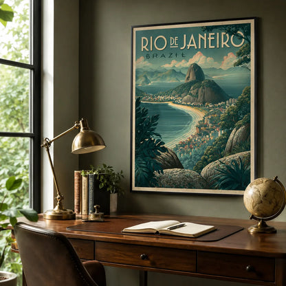 Rio de Janeiro Travel Wall Art Decor - Wall Art Decor - alternate angle