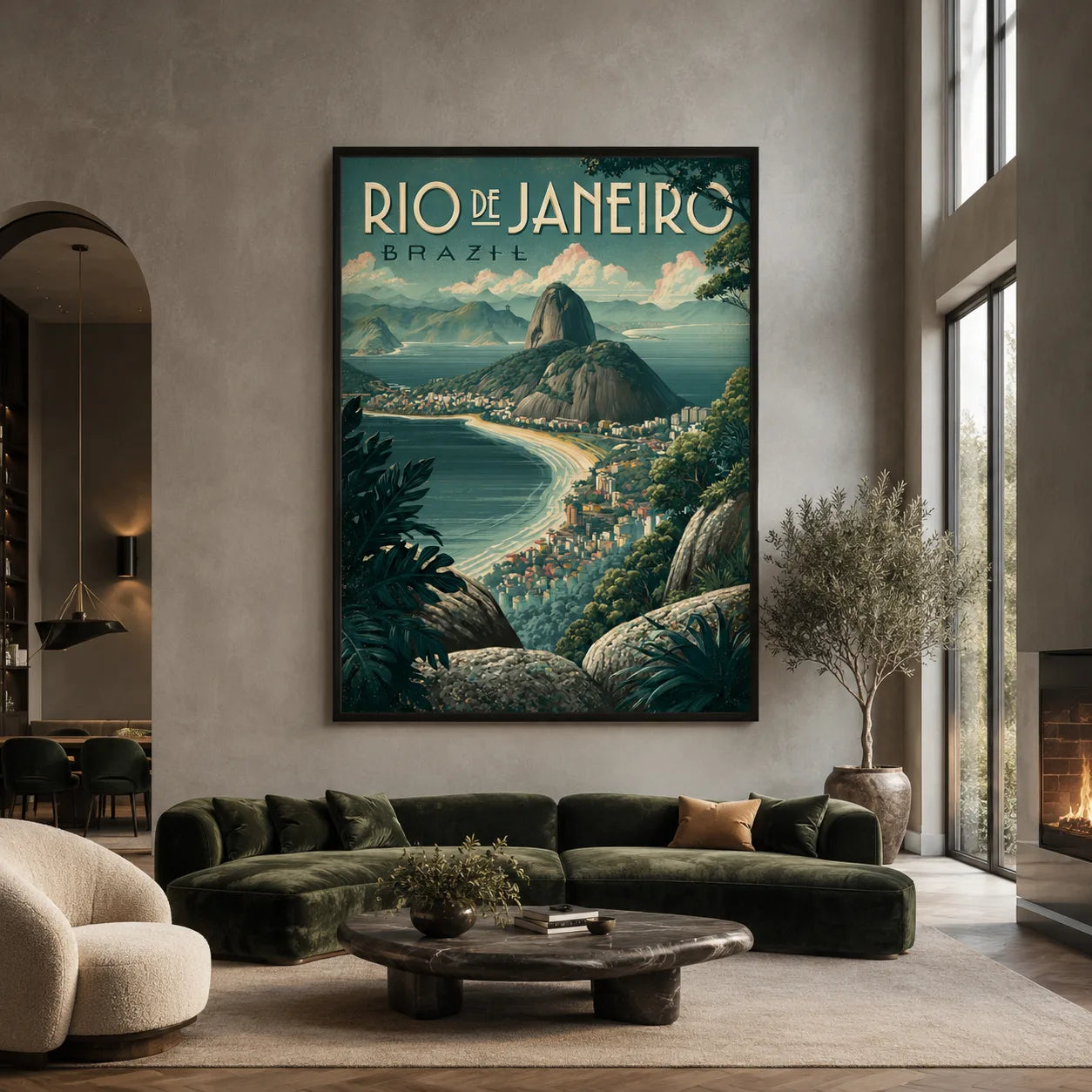 Rio de Janeiro Travel Wall Art Decor - Wall Art Decor - close up
