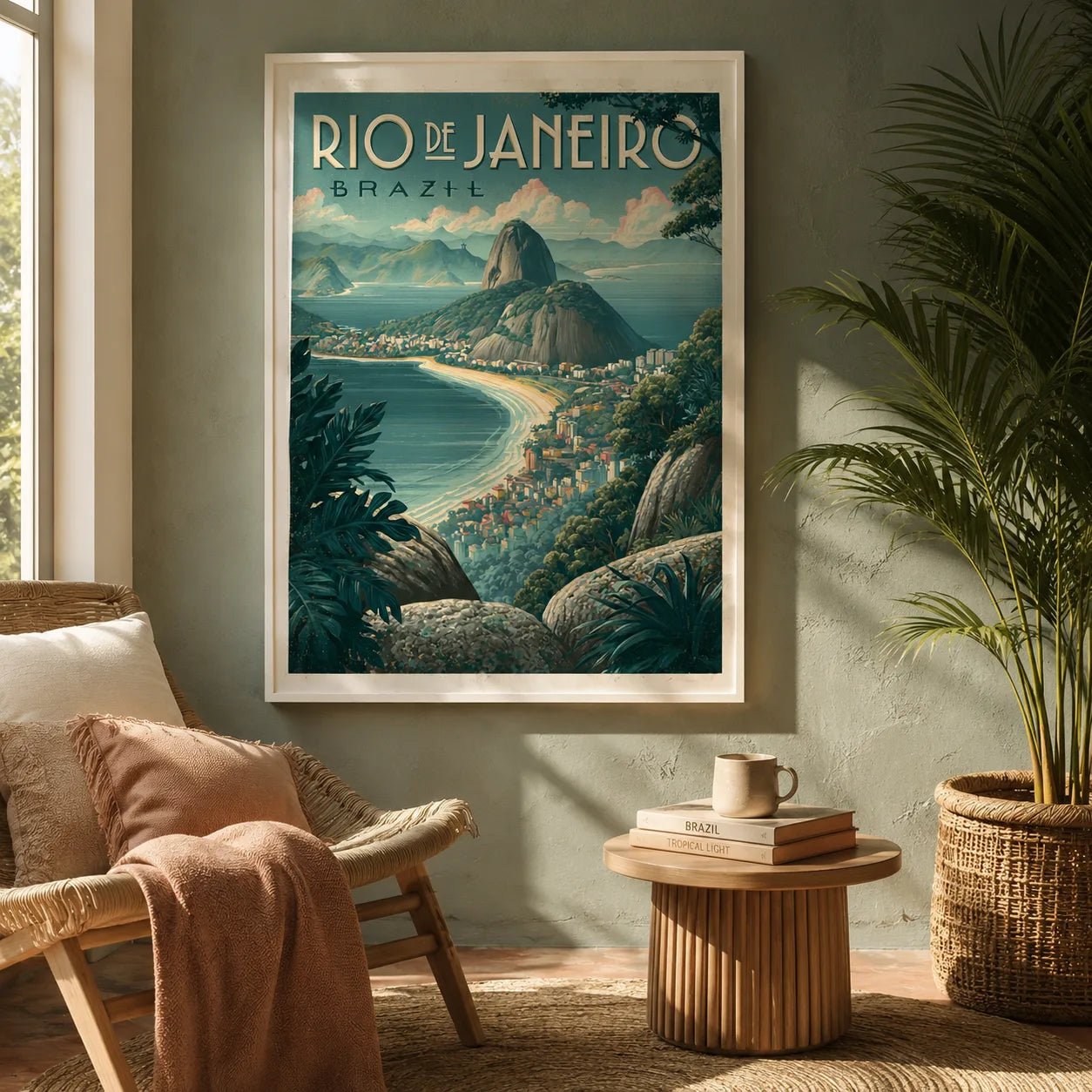 Rio de Janeiro Travel Wall Art Decor - Wall Art Decor - in use