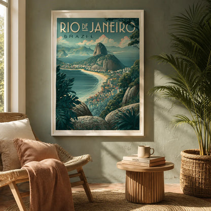 Rio de Janeiro Travel Wall Art Decor - Wall Art Decor - in use