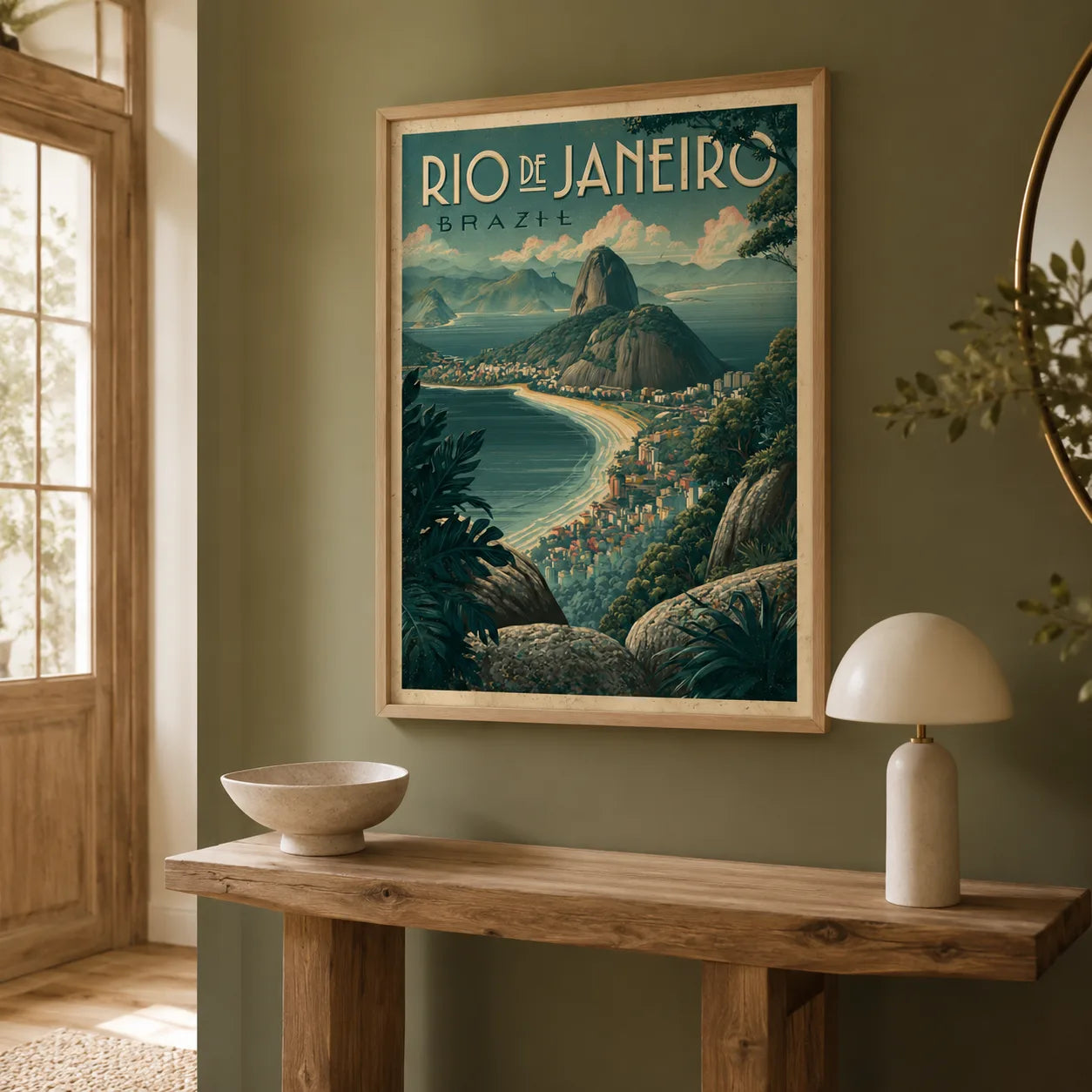 Rio de Janeiro Travel Wall Art Decor - Wall Art Decor - styled