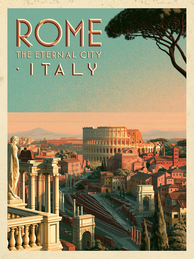 Rome Eternal City Travel Wall Art Decor