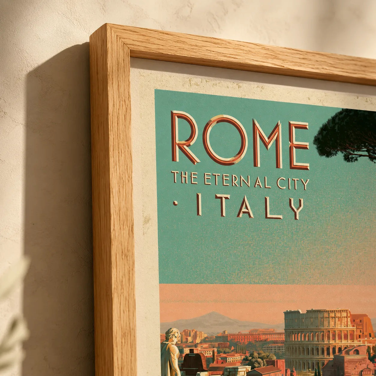 Rome Eternal City Travel Wall Art Decor - Wall Art Decor - packaging