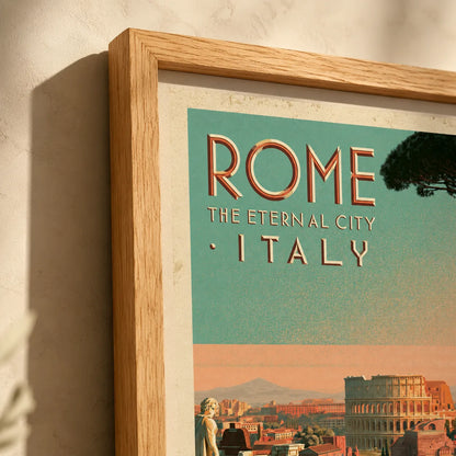 Rome Eternal City Travel Wall Art Decor - Wall Art Decor - packaging