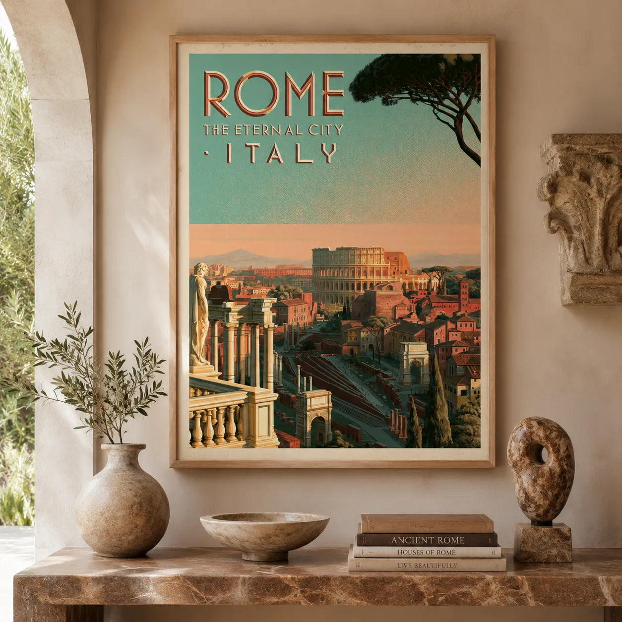 Rome Eternal City Travel Wall Art Decor - Wall Art Decor - view 11