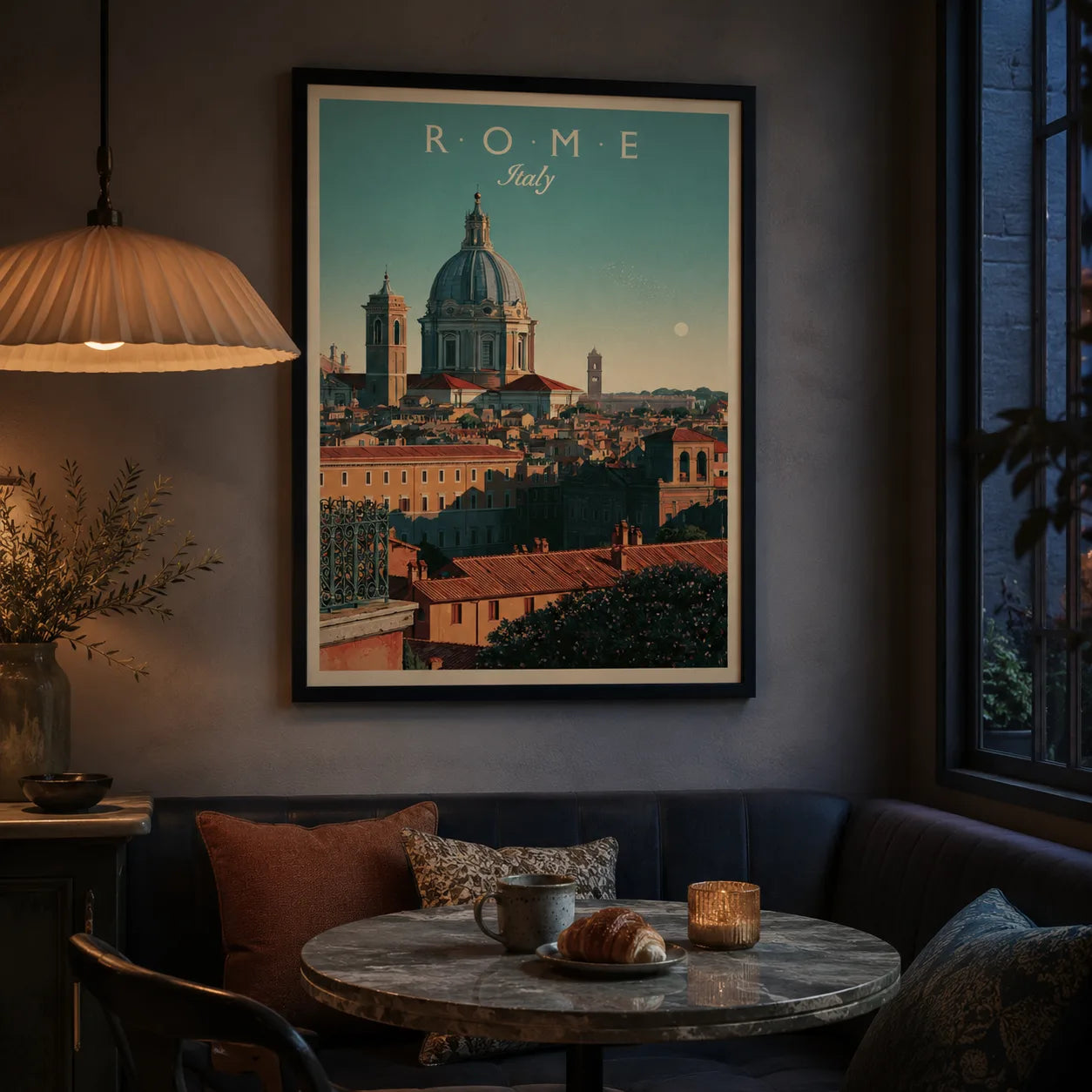 Rome Italy Cityscape Wall Art Decor - Wall Art Decor - lifestyle