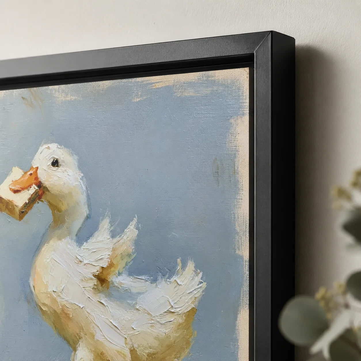 Sandwich Duck Oil Painting Wall Art Decor - Wall Art Decor - packaging