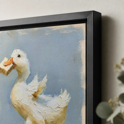 Sandwich Duck Oil Painting Wall Art Decor - Wall Art Decor - packaging