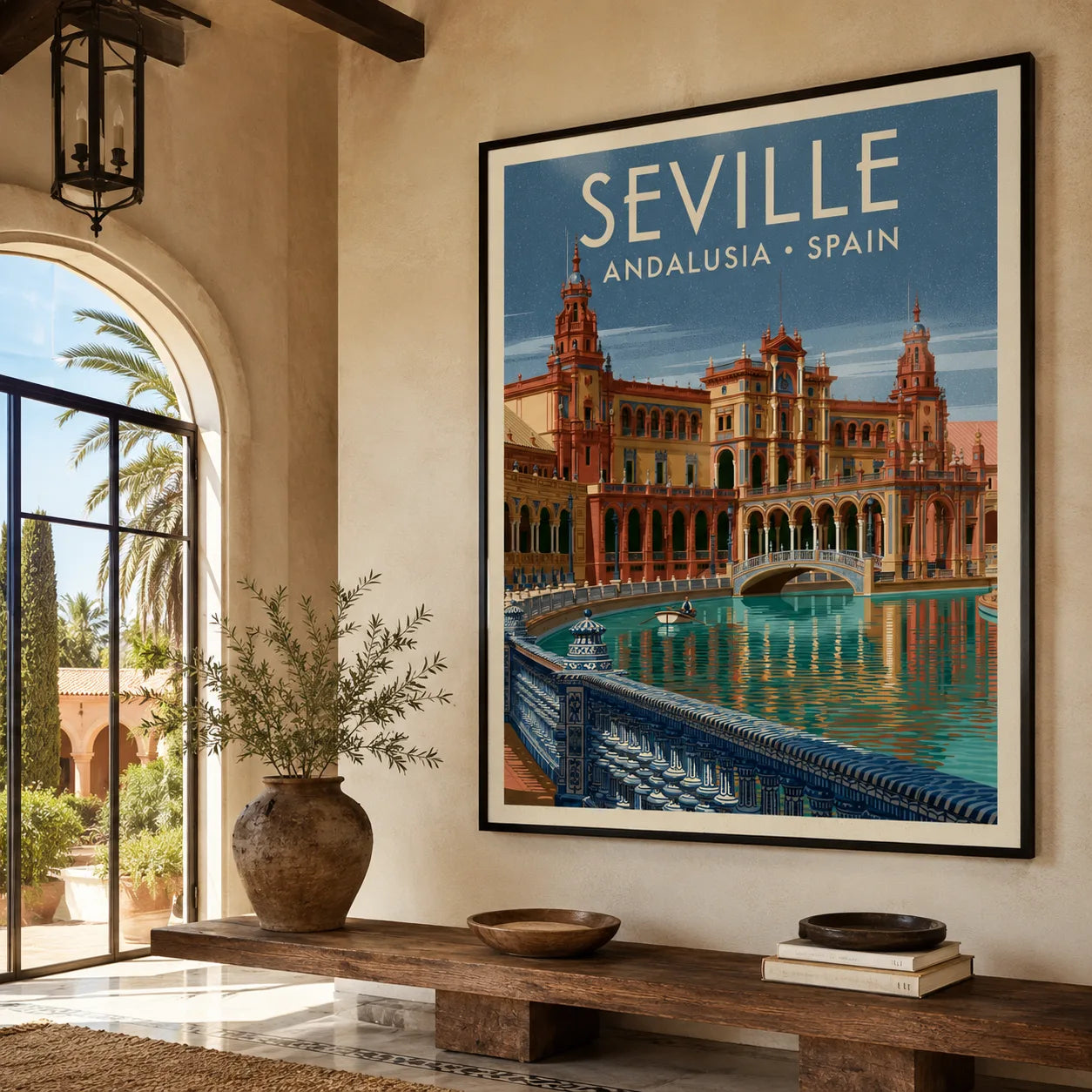 Seville Andalusia Travel Wall Art Decor - Wall Art Decor - close up