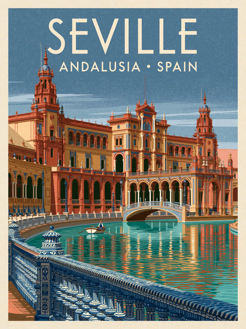 Seville Andalusia Travel Wall Art Decor