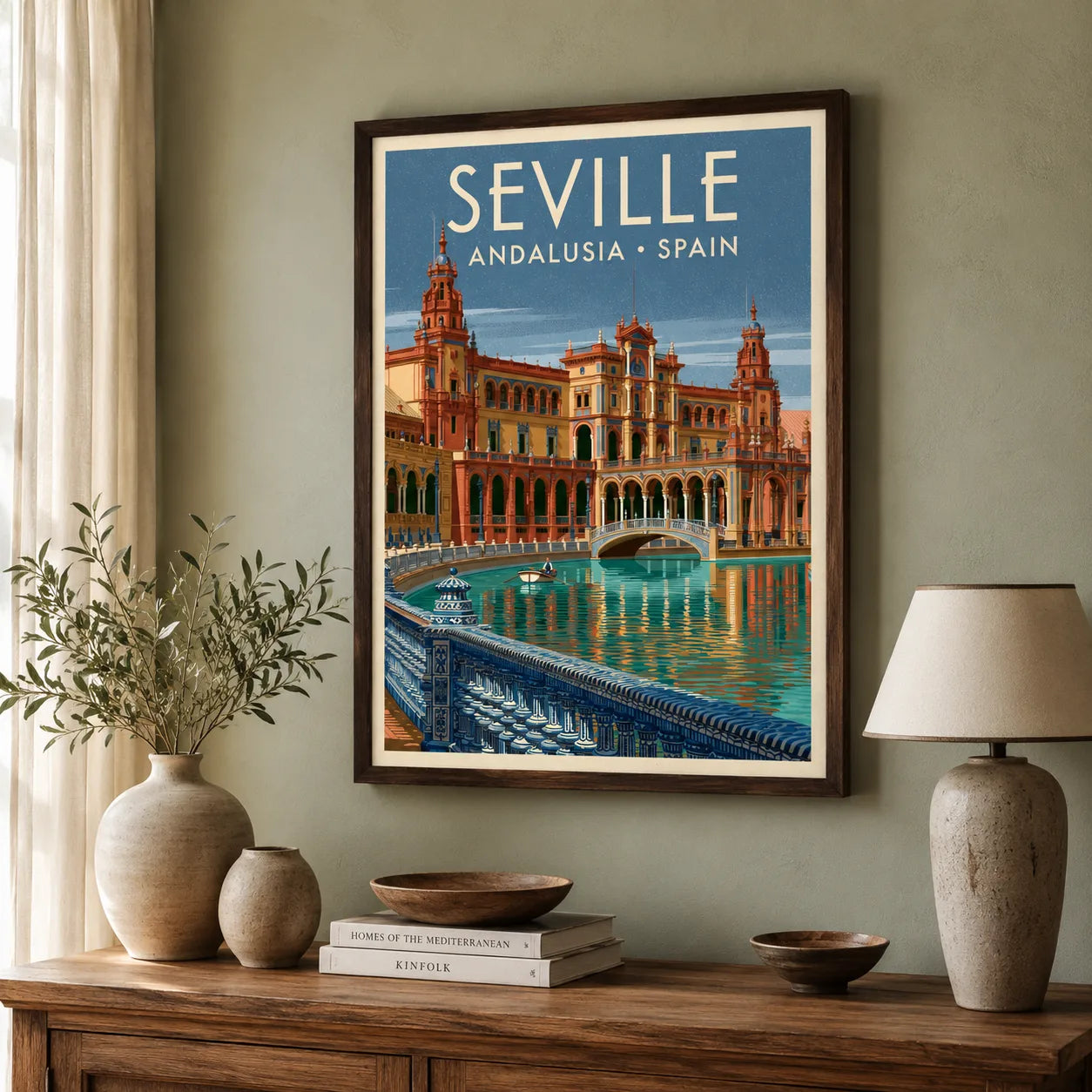 Seville Andalusia Travel Wall Art Decor - Wall Art Decor - styled