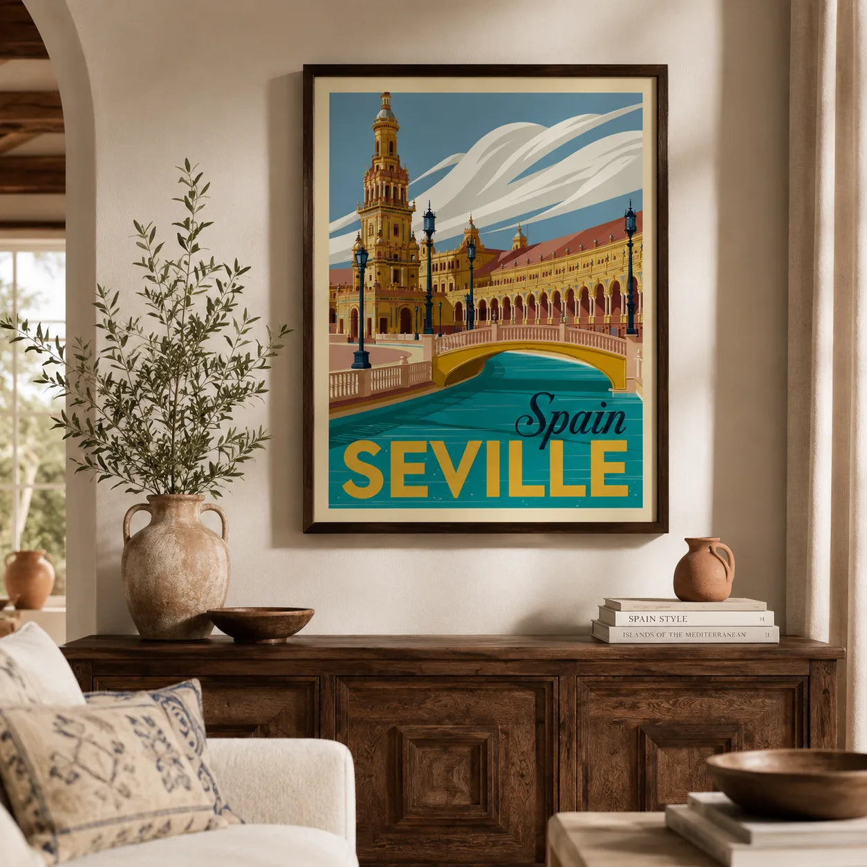 Seville Spain Travel Wall Art Decor - Wall Art Decor - detail