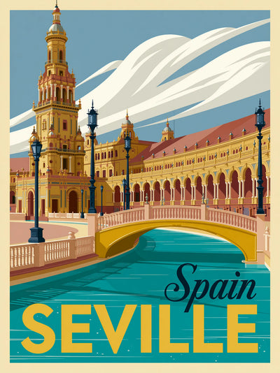 Seville Spain Travel Wall Art Decor