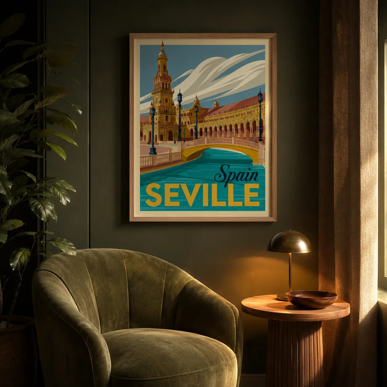 Seville Spain Travel Wall Art Decor - Wall Art Decor - lifestyle
