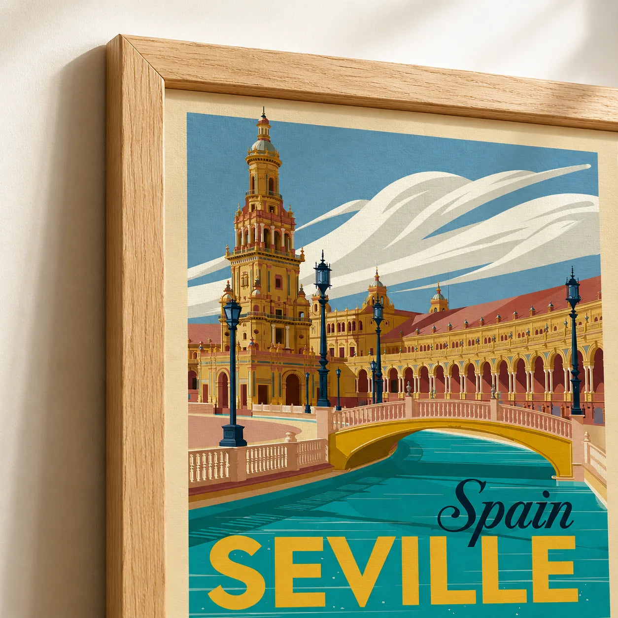 Seville Spain Travel Wall Art Decor - Wall Art Decor - packaging