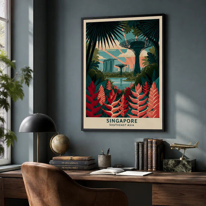 Singapore Gardens by the Bay Wall Art Decor - Wall Art Decor - alternate angle