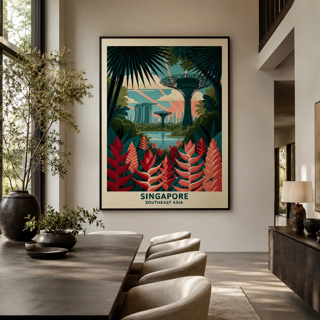 Singapore Gardens by the Bay Wall Art Decor - Wall Art Decor - close up