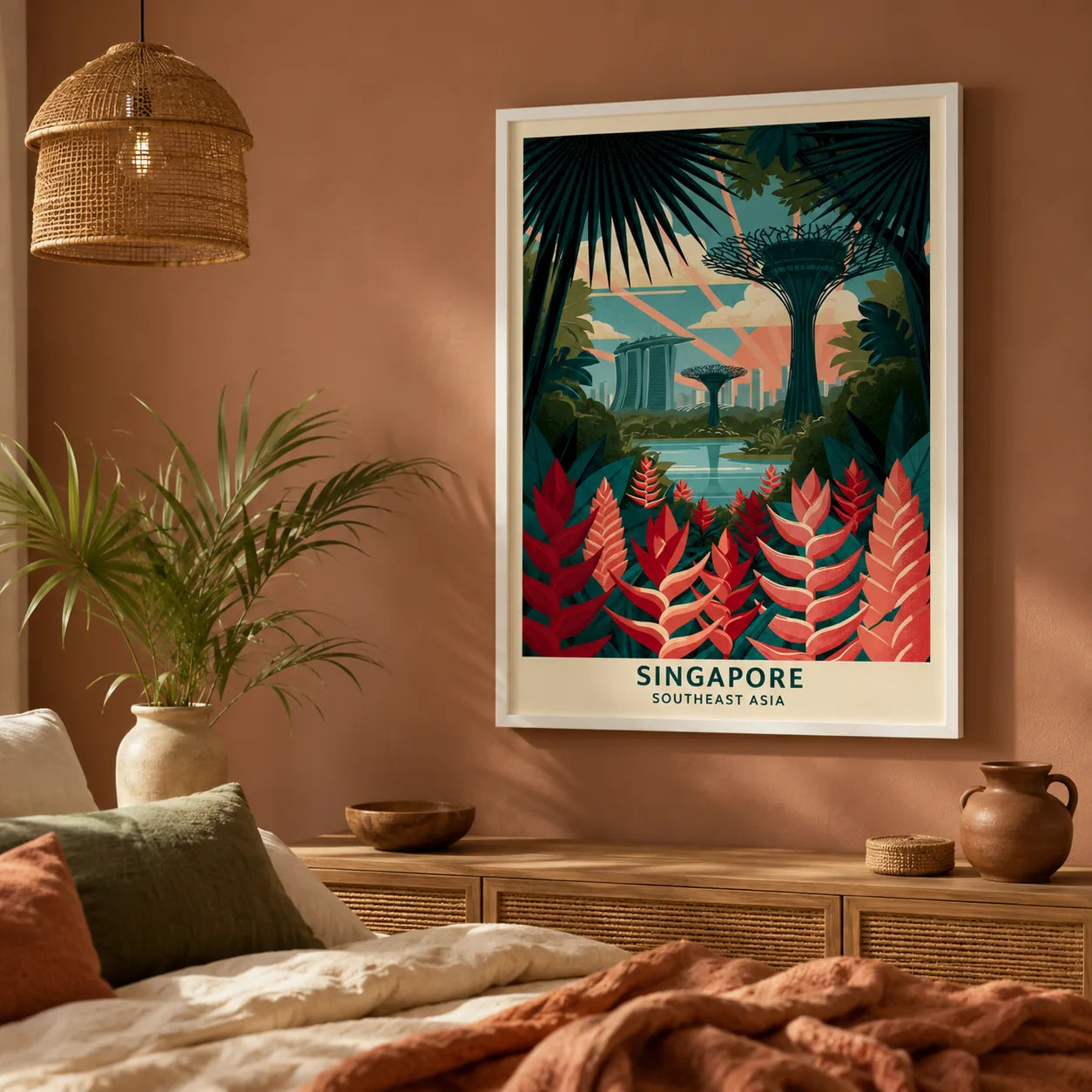 Singapore Gardens by the Bay Wall Art Decor - Wall Art Decor - in use