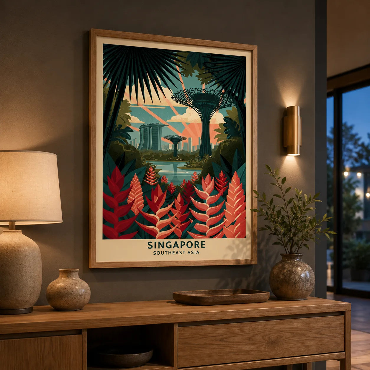 Singapore Gardens by the Bay Wall Art Decor - Wall Art Decor - lifestyle