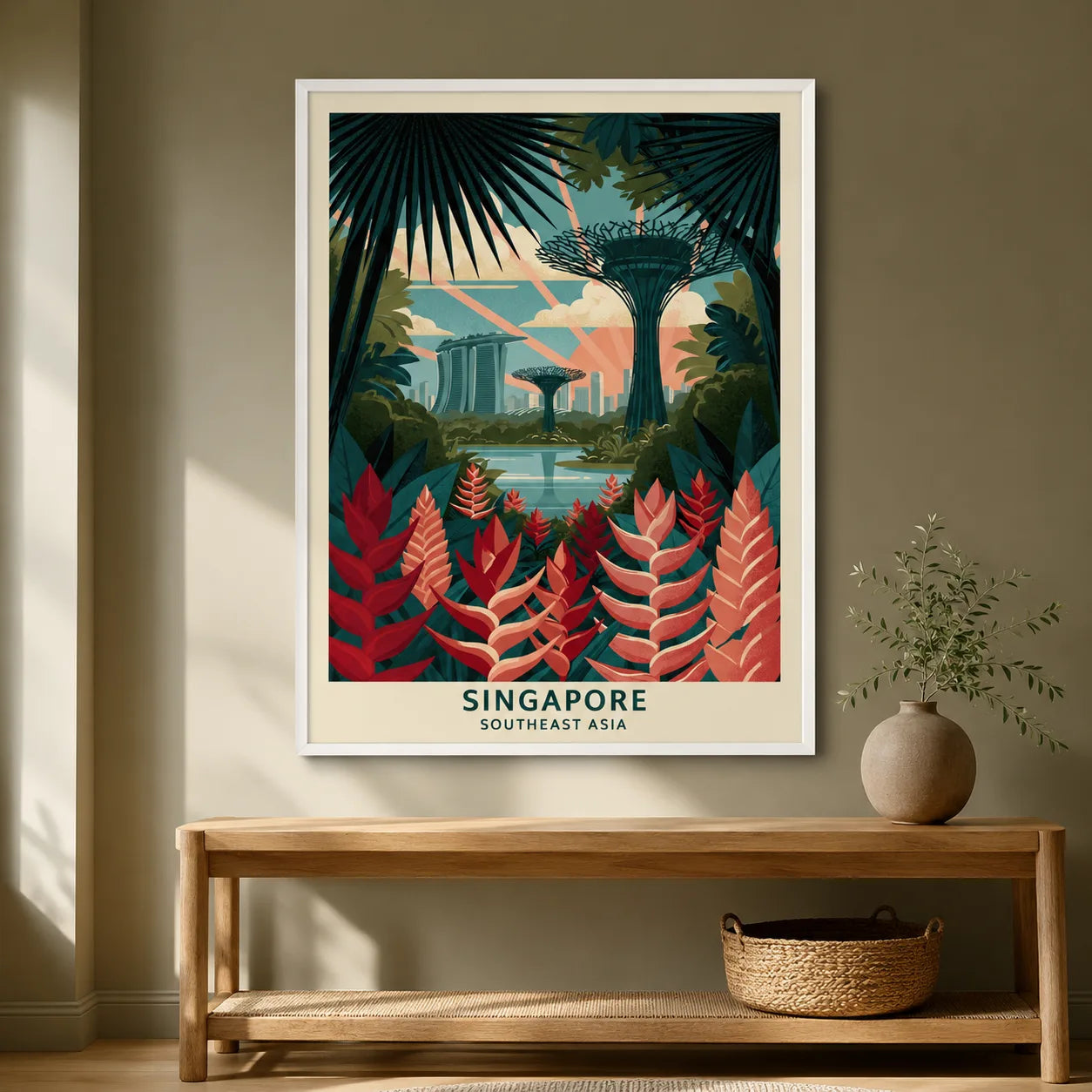 Singapore Gardens by the Bay Wall Art Decor - Wall Art Decor - styled
