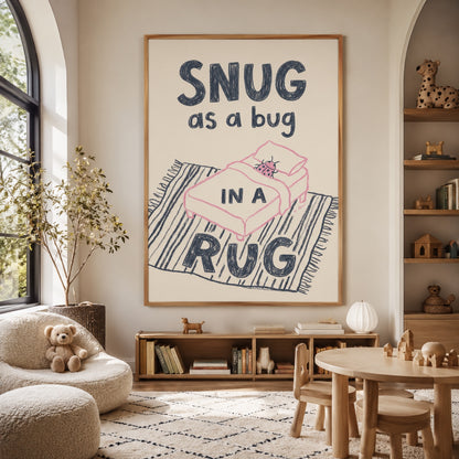 Snug as a Bug in a Rug Ladybug Nursery Wall Art Decor – preview 7
