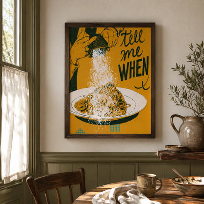 Spaghetti Tell Me When Wall Art Decor - Wall Art Decor - view 11